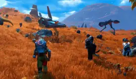 You can pilot a huge mech in No Man's Sky starting today